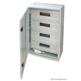   TRACON TME705025M Műanyag elosztószekrény maszkos 4x22 mod, HxWxD=700x500x245mm, IP65, IK10, 1000V AC/DC