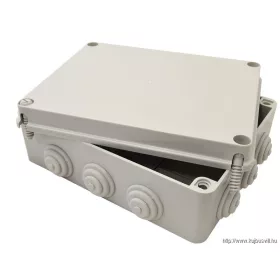   TRACON TQBY25209 Kötődoboz, falon kívüli, műanyag csavarral 250×200×90,IP65