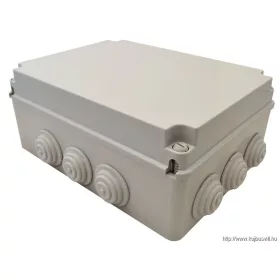   TRACON TQBY312313 Kötődoboz, falon kívüli, műanyag csavarral 310×230×130,IP55