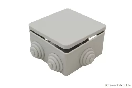 TRACON TQBY884 Kötődoboz, falon kívüli 80×80×40,IP44