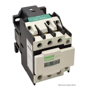   TRACON TR1D0910 Kontaktor 400V, 50Hz, 9A, 4kW, 230V AC, 3×NO+1×NO