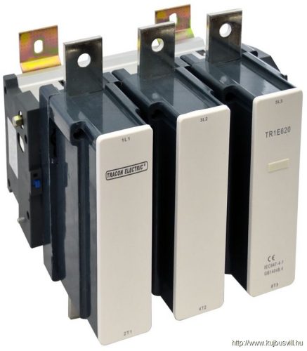 TR1E620E7 Nagyáramú kontaktor 415V, 50Hz, 620A, 335kW, 48V AC, 3×NO+1×NO