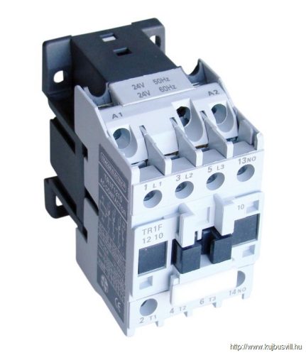 TR1F1210B7 Kontaktor 660V, 50Hz, 12A, 5,5kW, 24V AC, 3×NO+1×NO