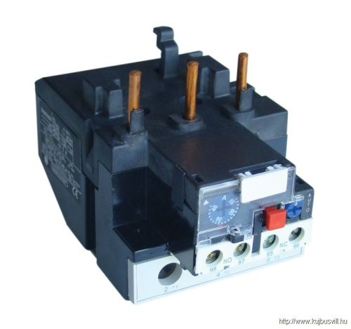 TR2HF1322 Termikus túláramvédelmi relé TR1F segédkontaktorokhoz 690V, 0-400Hz, 17-25A, 1×NC+1×NO