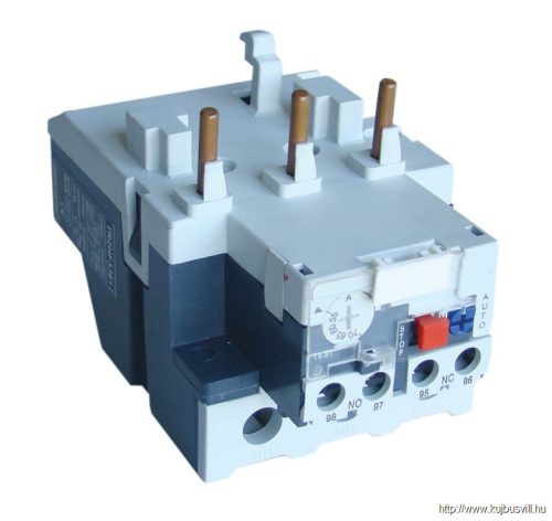 TR2HF3359 Termikus túláramvédelmi relé TR1F segédkontaktorokhoz 690V, 0-400Hz, 48-65A, 1×NC+1×NO
