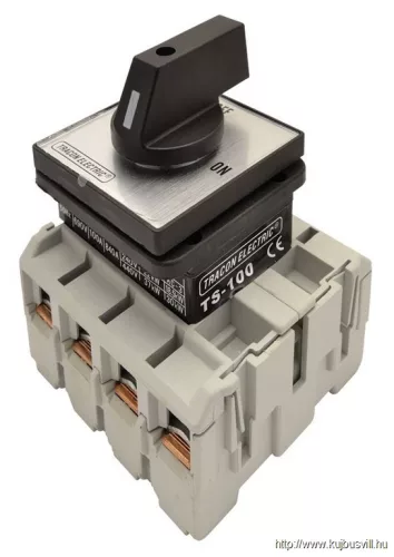 TRACON TS-10/4 Szakaszoló kapcsoló 400V, 50Hz, 100A, 4P, 30kW, 88×88mm