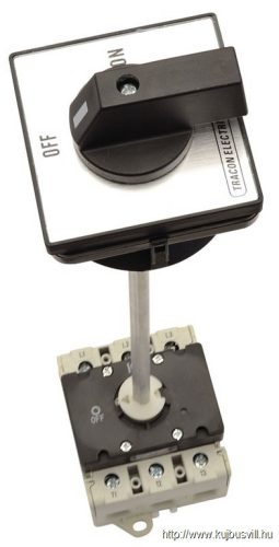 TS-40/4K Szakaszoló kapcsoló ajtókupplunggal 400V, 50Hz, 40A, 4P, 11kW, 64×64mm