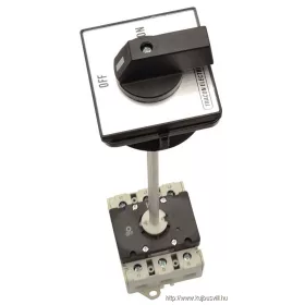   TRACON TS-63/4K Szakaszoló kapcsoló ajtókupplunggal 400V, 50Hz, 63A, 4P, 18,5kW, 64×64mm