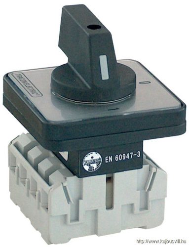 TS-80/4 Szakaszoló kapcsoló 400V, 50Hz, 80A, 4P, 22kW, 64×64mm