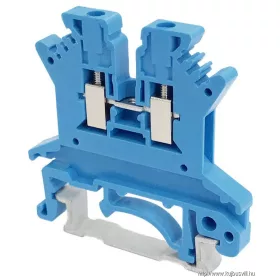   TRACON TSKA1,5-K Nullavezető ipari sorozatkapocs, csavaros, sínre, kék 500V 17.5A 0.14-1.5 mm2