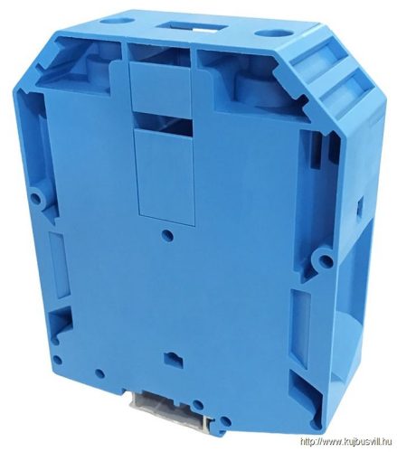 TSKA240-K Nullavezető ipari sorozatkapocs, csavaros, sínre, kék 70-240mm2, 1000VAC, 415A