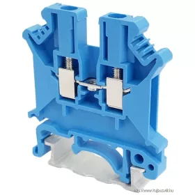   TRACON TSKA2,5-K Nullavezető ipari sorozatkapocs, csavaros, sínre, kék 0,2-2,5mm2, 800VAC, 32A