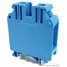   TRACON TSKA35-K Nullavezető ipari sorozatkapocs, csavaros, sínre, kék 6-35mm2, 1000VAC, 150A