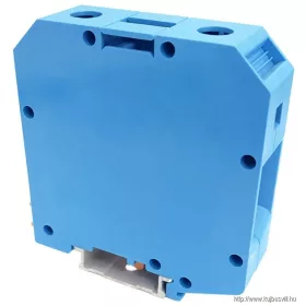   TRACON TSKA50-K Nullavezető ipari sorozatkapocs, csavaros, sínre, kék 16-50mm2, 1000VAC, 150A