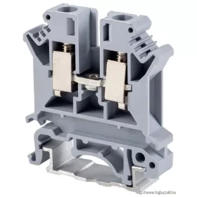   TRACON TSKA6 Fázisvezető ipari sorozatkapocs, csavaros, sínre, szürke 0,2-6mm2, 800VAC, 57A