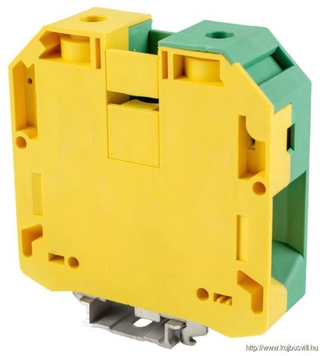 TSKA95JD Védővezető ipari sorozatkapocs, csavaros, sínre, zöld/sárga 1000V 230A 25-95 mm2