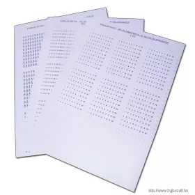   TRACON TSKAJ8-X1100 Jelölőmatrica J8 jelölőlapkához (1db A4-es ív) 56×X/01-X/01-X/03...X/100