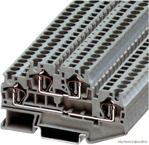 TSKB1/EK Emeletes ipari sorozatkapocs, rugós, sínre, kék 0,14-1,5mm2, 500VAC, 17,5A