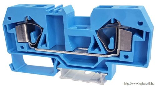 TSKC16-K Nullavezető ipari sorozatkapocs, rugós, sínre, kék 800V 76A 0.2-16 mm2 2P