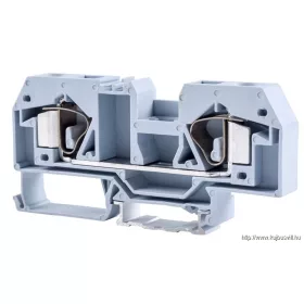  TRACON TSKC16 Fázisvezető ipari sorozatkapocs, rugós, sínre, szürke 800V 76A 0.2-16 mm2 2P