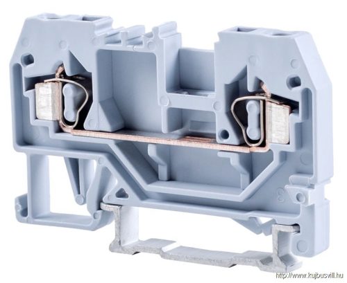 TSKC2,5 Fázisvezető ipari sorozatkapocs, rugós, sínre, szürke 800V 24A 0.08-2.5 mm2 2P