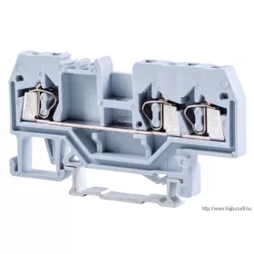   TRACON TSKC2,5/3 Fázisvezető ipari sorozatkapocs, rugós, sínre, szürke 800V 24A 0.08-2.5 mm2 3P