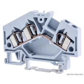   TRACON TSKC4/3D Fázisvezető ipari sorozatkapocs, rugós, sínre, szürke 800V 32A 0.08-4 mm2 3P