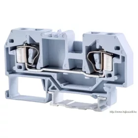   TRACON TSKC6 Fázisvezető ipari sorozatkapocs, rugós, sínre, szürke 800V 41A 0.2-6 mm2 2P