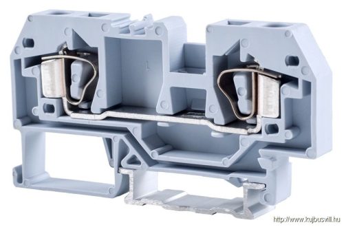 TSKC6 Fázisvezető ipari sorozatkapocs, rugós, sínre, szürke 800V 41A 0.2-6 mm2 2P
