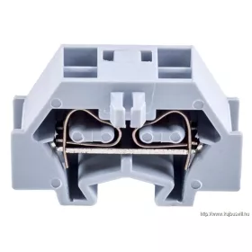   TRACON TSKD1,5 Mini rugós ipari sorozatkapocs, csavarral rögzíthető, szürke 400V 18A 0.08-1.5 mm2 2P