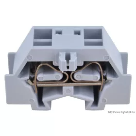   TRACON TSKD2,5D Mini rugós ipari sorozatkapocs, csavarral rögzíthető, szürke 500V 24A 0.08-2.5 mm2 2P