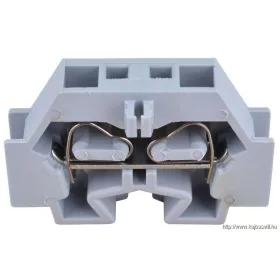   TRACON TSKD4 Mini rugós ipari sorozatkapocs, csavarral rögzíthető, szürke 690V 24A 0.08-4 mm2 2P