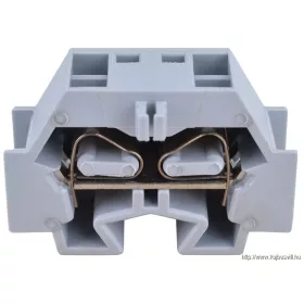   TRACON TSKD4D Mini rugós ipari sorozatkapocs, csavarral rögzíthető, szürke 690V 32A 0.08-4 mm2 2P