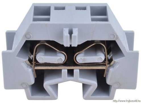 TSKD4D Mini rugós ipari sorozatkapocs, csavarral rögzíthető, szürke 690V 32A 0.08-4 mm2 2P