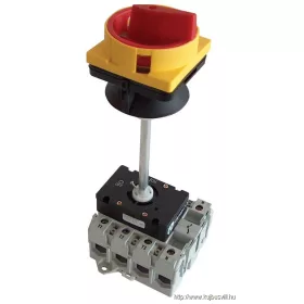   TRACON TSS-10/3K Biztonsági lakatolható szakaszoló kapcsoló ajtókupplunggal 400V, 50Hz, 100A, 3P, 30kW, 88×88mm