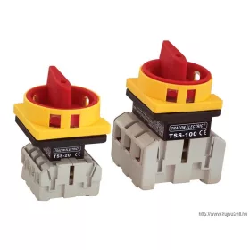   TRACON TSS-20/4T Tokozott biztonsági lakatolható szakaszoló kapcsoló 400V, 50Hz, 20A, 4P, 5,5kW, 48×48mm, IP44