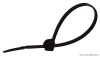 TU281 UV-álló fémnyelves kábelkötegelő, fekete 281×3,6mm, D=2-76mm, PA6.6