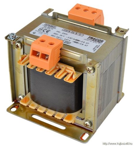 TVTR-200-F Normál, egyfázisú kistranszformátor 230V / 24-230V, max.200VA