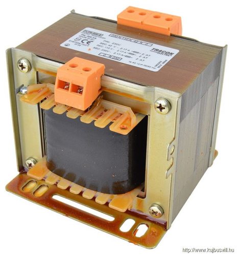 TVTR-400-E Normál, egyfázisú kistranszformátor 230V / 42-110-230V, max.400VA