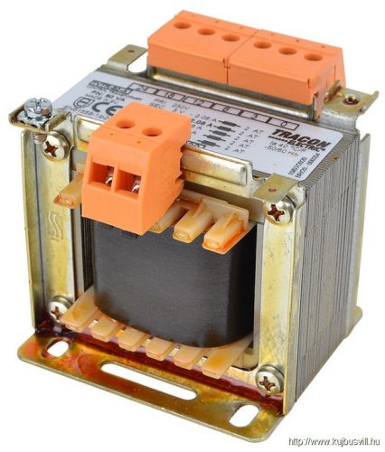 TVTR-50-A Normál, egyfázisú kistranszformátor 230V / 3-6-12-24V, max.50VA