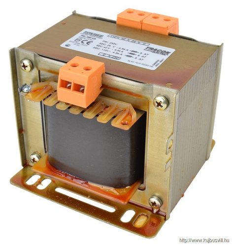 TVTR-500-D Normál, egyfázisú kistranszformátor 230V / 24-42-110V, max.500VA