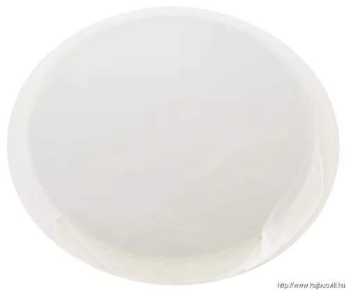 TRACON UFO-1-F Üveg mennyezeti UFO lámpatest, fehér 230V, 50Hz, E27, max.1×60W, D=300 mm