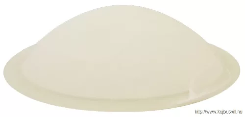 TRACON UFO-1-F Üveg mennyezeti UFO lámpatest, fehér 230V, 50Hz, E27, max.1×60W, D=300 mm
