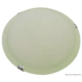   TRACON UFO-1-Z Üveg mennyezeti UFO lámpatest, zöld 230V, 50Hz, E27, max.1×60W, D=300 mm