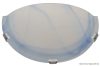 UFO-F-K Üveg oldalfali fél UFO lámpatest, kék 230V, 50Hz, E27, max.1×60W, D=300 mm