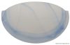 UFO-F-K Üveg oldalfali fél UFO lámpatest, kék 230V, 50Hz, E27, max.1×60W, D=300 mm
