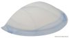 UFO-F-K Üveg oldalfali fél UFO lámpatest, kék 230V, 50Hz, E27, max.1×60W, D=300 mm