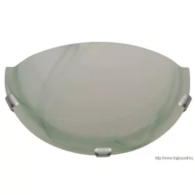   TRACON UFO-F-Z Üveg oldalfali fél UFO lámpatest, zöld 230V, 50Hz, E27, max.1×60W, D=300 mm