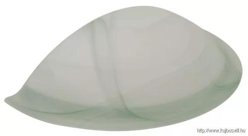 TRACON UFO-F-Z Üveg oldalfali fél UFO lámpatest, zöld 230V, 50Hz, E27, max.1×60W, D=300 mm