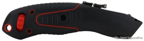 TRACON UTILK04 Trapéz pengés kés, alu markolat gumibetéttel, SK4 T-penge L=175mm, D=41mm, W=27mm, d=19mm